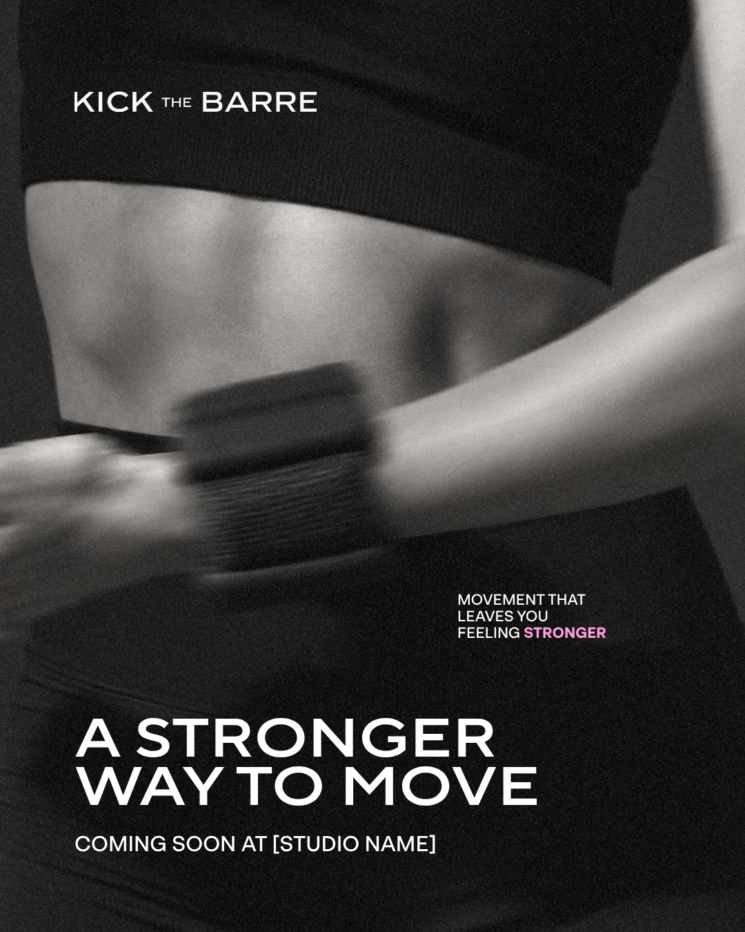 Kick The Barre campaign asset