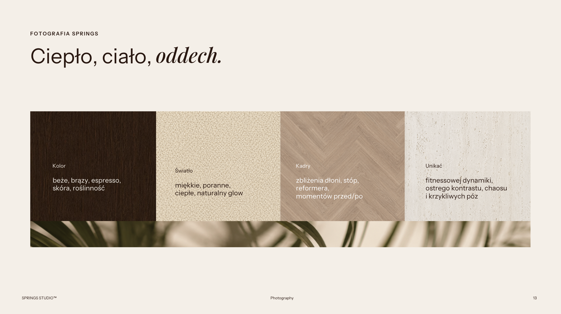 Springs Pilates Studio brand asset