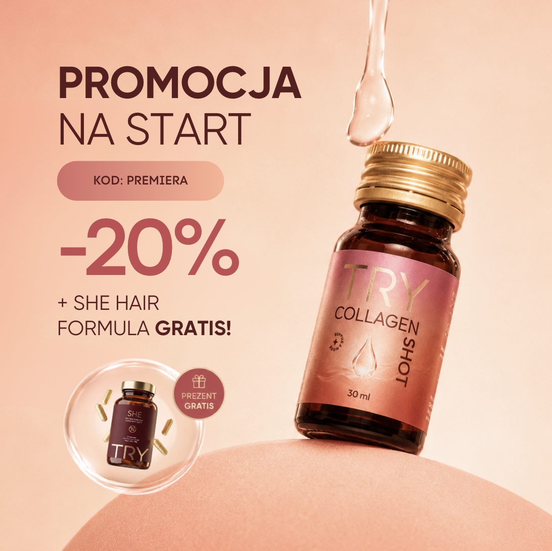 TRY Collagen Shot campaign asset