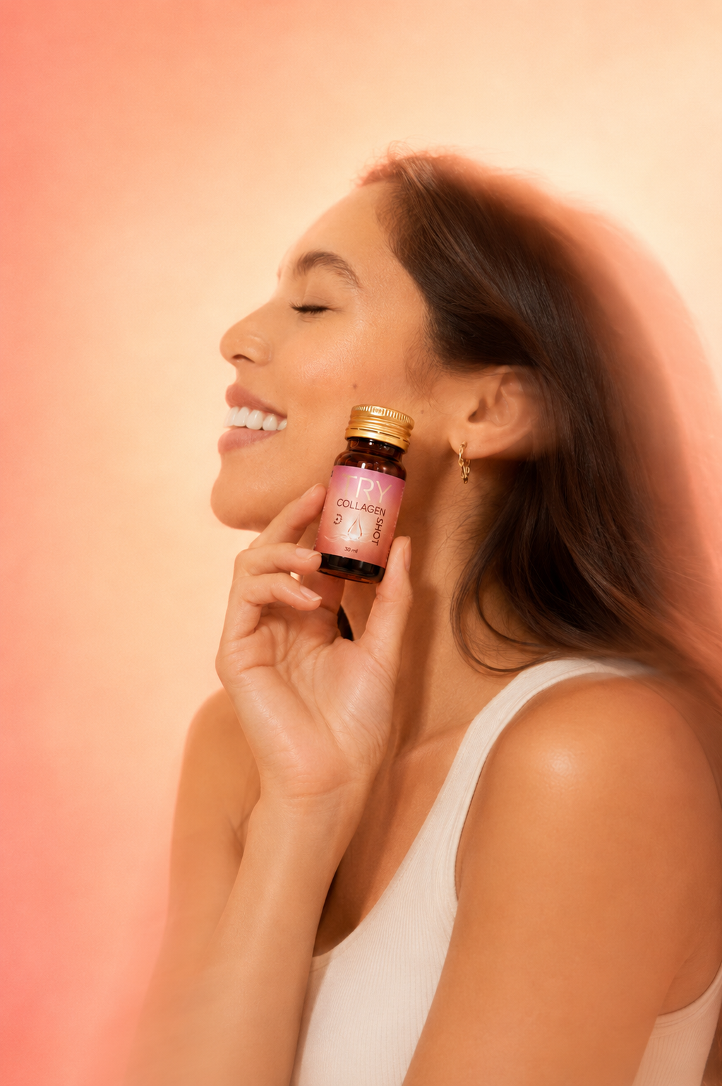 TRY Collagen Shot campaign asset