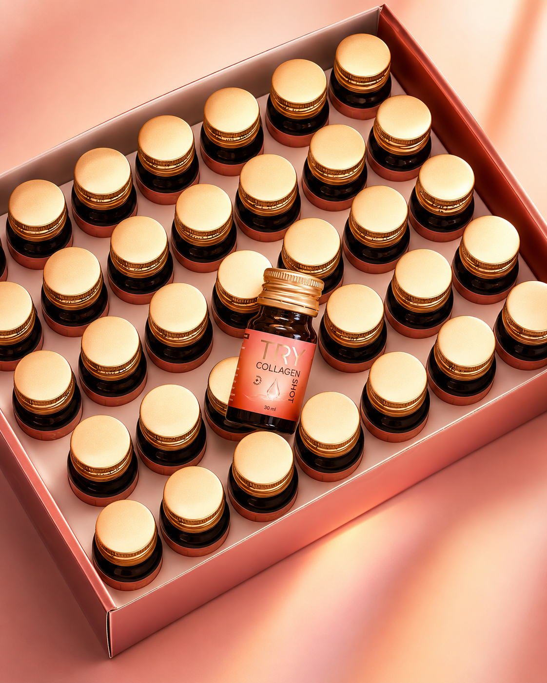 TRY Collagen Shot campaign asset